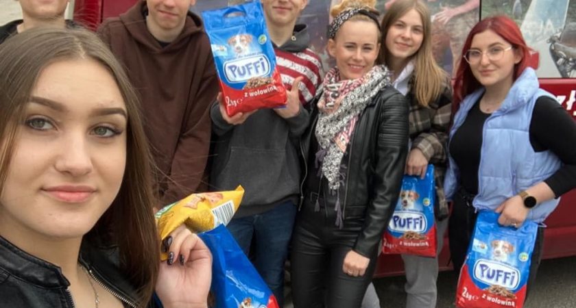 Wizyta w schronisku.