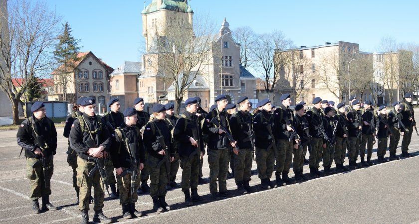 Szkolenie programowe w ramach Oddziału Przygotowania Wojskowego.