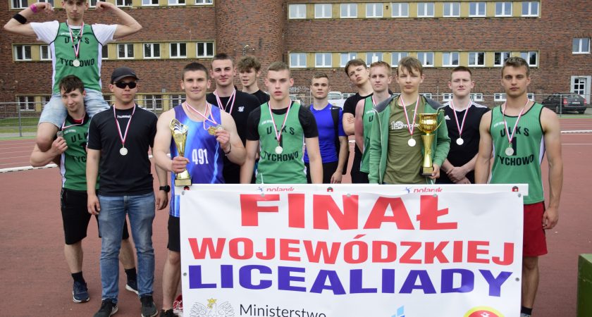 Chłopcy z LO Tychowo wicemistrzami województwa.