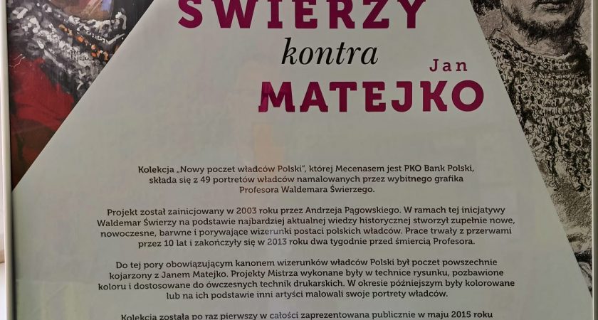 Wystawa „Waldemar Świerzy kontra Jan Matejko – nowy poczet władców Polski”