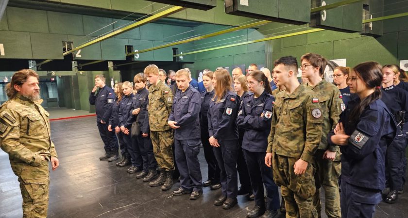 Wizyta w szkole Policji w Słupsku.