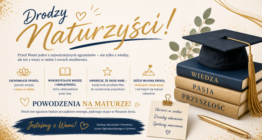 Maturzyści – powodzenia!