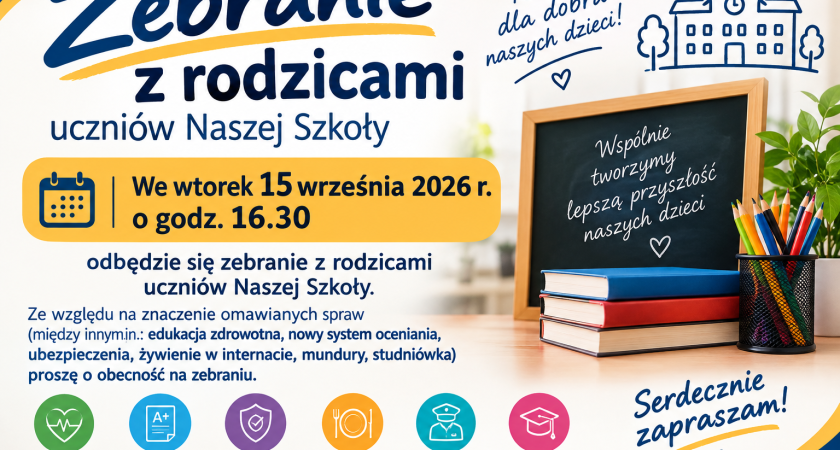 Zebranie z rodzicami.